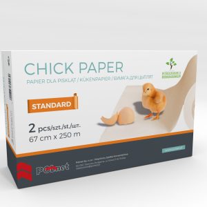 Hărtie așternut pentru pui de o zi STANDARD